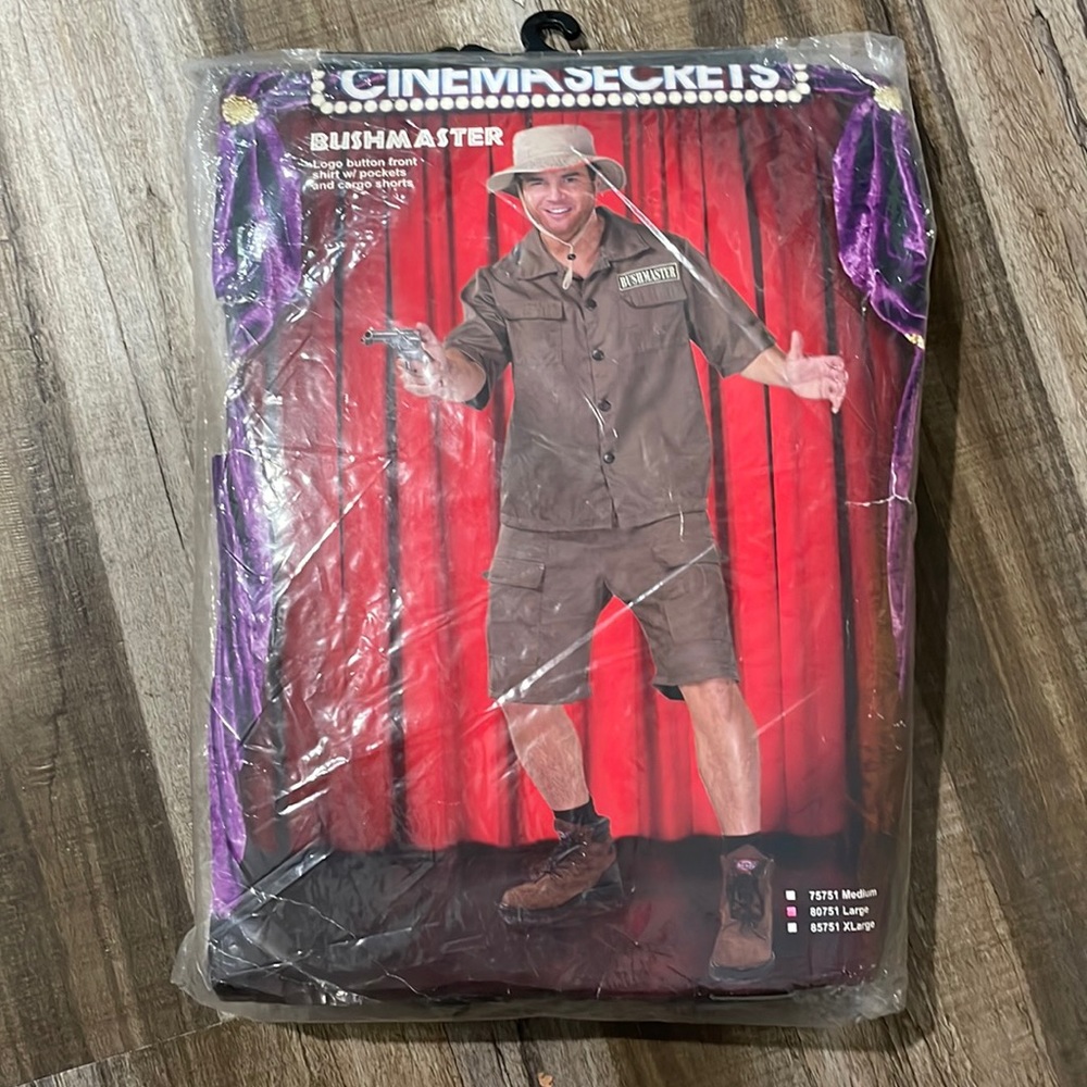 Bushmaster Halloween Costume size Large.